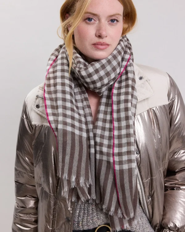Gingham Scarf<Hartford Cheap
