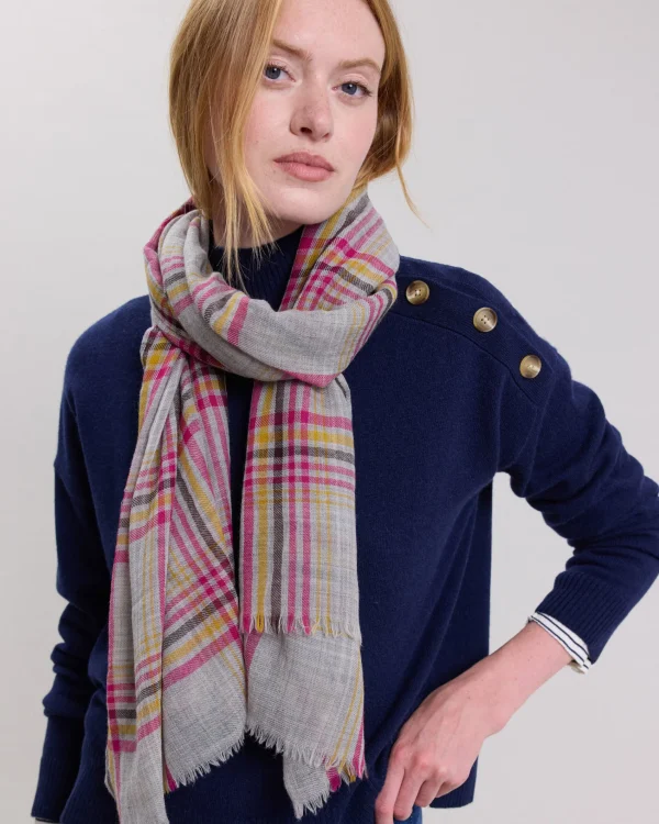Plaid Scarf<Hartford Outlet